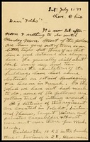 Letter to Miss Elsie Kemery, July 21, 1917