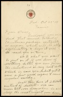 Letter to Mrs. A. M. Kemery, October 23, 1918