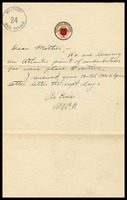 Letter to Mrs. A. Kemery