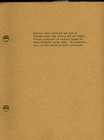 Research notes gathered and used by Theodore Pratt when writing The Big Bubble