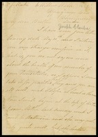 Joseph Clarke, in London, to his brother, William