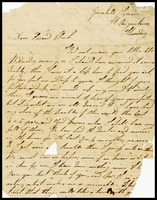 Author unknown (closing page missing) to William Clarke