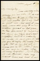 E. [Elizabeth] Clarke, in London, to her son, John, in D.C.