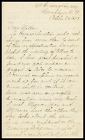 [John Clarke], in Brooklyn to his mother, [Elizabeth]