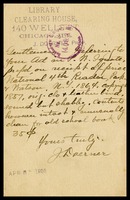  John Murphy, in Brooklyn, to Schlesinger & Mayer, in Chicago