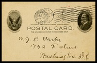 A.J. [Alfred Clarke], in Norfolk, Va, to his brother, Will, in D.C.