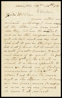 E. [Elizabeth] Clarke, in Washington, D.C., to her husband, William