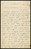 E. [Elizabeth] Clarke, in D.C., to her husband, William, in N.Y.