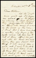E. [Elizabeth] Clarke, in D.C., to her husband, William, in N.Y.