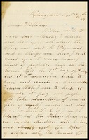 E. [Elizabeth] Clarke, in D.C., to her husband, William, in N.Y.
