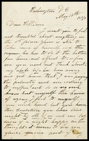 E. [Elizabeth] Clarke, in D.C., to her husband, William, in N.Y.