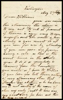 E. [Elizabeth] Clarke, in D.C., to her husband, William, in N.Y.