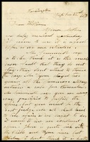 E. [Elizabeth] Clarke, in D.C., to her husband, William, in N.Y.