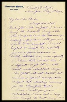 Edwin Simpson, in N.Y. to Mrs. [Elizabeth] Clarke, in D.C.