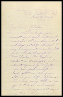 Edwin T. Simpson, from the American Literary Bureau in N.Y., to Mr. [William] Clarke, in D.C.