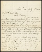 C.F. Guyon, in N.Y., to WJP [Will] Clarke