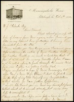 C.F.Guyon, on Monongahela Inn in Pittsburgh note paper, to W.J.P. [Will] Clarke