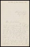 Emma, at Bedloe House in Atlantic City, to Sallie [Sarah R. Clarke]