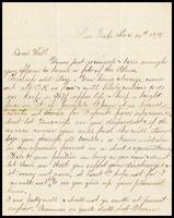 Charlie G. [C.F. Guyon], in N.Y., to Will [Clarke]