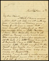 Charlie G. [C.F. Guyon], in Brooklyn, to W.J.P. [Will] Clarke, in D.C.