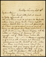 Charlie G. [Guyon] in Brooklyn, to Dear Friend [Will Clarke]