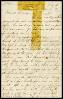 H.S.S. [Smith], in N.Y., to Friend [William] Clarke, in Washington, D.C.