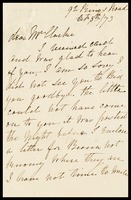 H.B. Groves to Mr. [William] Clarke
