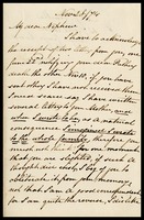 J. [Joseph] Clarke, in London, to Dear Nephew [Will, John or Alfred]