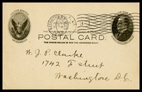 A.J. [Alfred Clarke], in Norfolk, Va, to his brother, Will, in D.C.