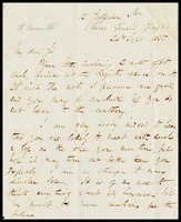 W. Bennett to William Clarke