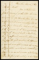 Joseph Clarke, in Taunton Somersetshire, England, to his brother, William