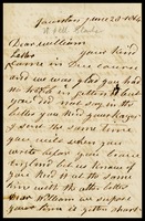 William and Mary Clarke, in Taunton, England, to their son, William