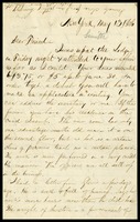 Smith [H.S.], in N.Y., to Brother Clarke [William]
