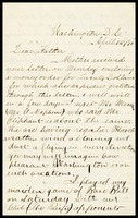 J.A. [John] Clarke, in D.C., to his father, William, in N.Y.
