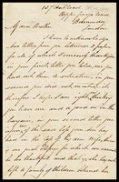 Joseph Clarke, in London, to his brother, William