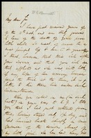 W. Bennett to My Dear Sir [William Clarke]