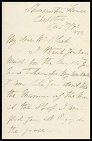 Mary Ann, in England, to her brother, William, in Brighton