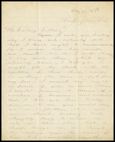 Will Clarke to My Darling Sallie [Sarah Pumphrey Richardson]