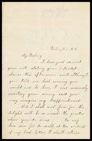 Sallie [Sarah Pumphrey Richardson] to My Darling [Will Clarke]