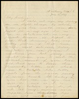 Will Clarke to My Darling [Sarah Pumphrey Richardson]