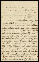 M.B. Sayre, in Big Flats, N.Y., to Mr. Clark[e-Will]