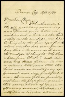 W.G. Jacobs, in Orange, California, to Clarke [Will]