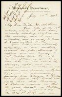 Willie [Will Clarke], on Treasury Department in D.C. letterhead, to his Father and Mother, in England