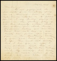 Willie [Will Clarke] to My Darling [Sarah Pumphry Richardson]