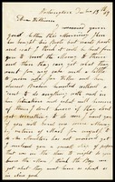  E. [Elizabeth] Clarke, in D.C., to her husband, William, in N.Y.