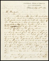 To President Buchanan from Stephen Mallory, 1862