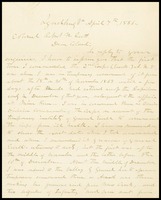 To Colonel Robert N. Scott from Jubal Early, 1886