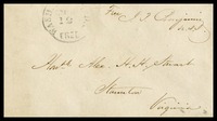 To Alexander H.H. Stuart from Judah Benjamin, 1856