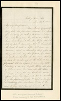 Letter from Stonewall Jackson's Widow, 1863