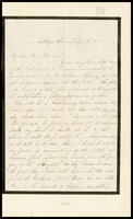 Partial Letter from Stonewall Jackson's Widow, 1863